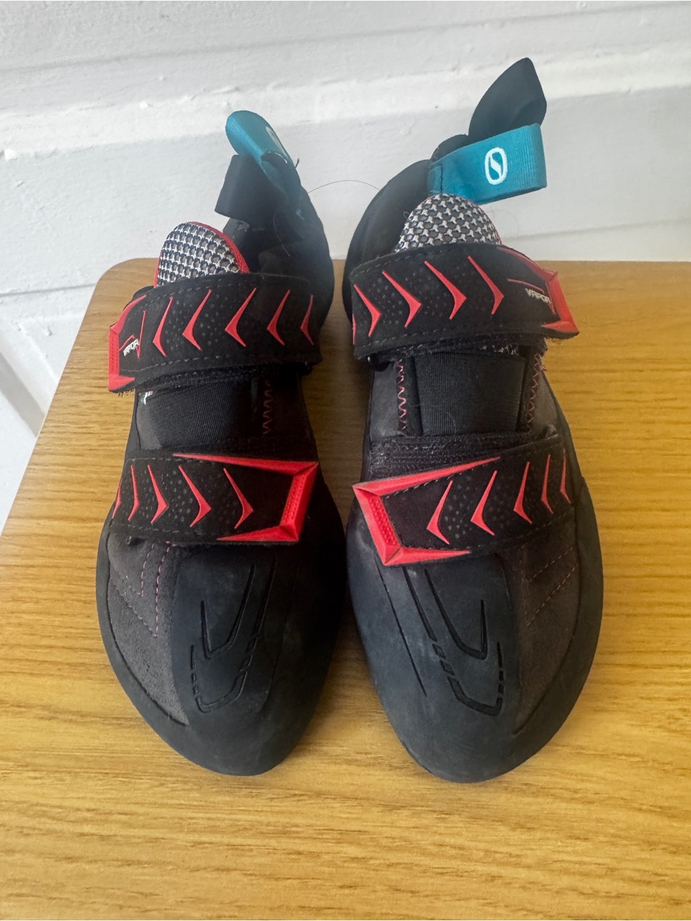 Scarpa Climbing Shoes - Black with Red Accents